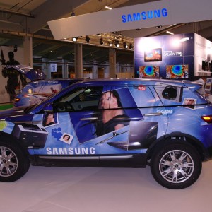Samsung bildekoration lavet af skiltehus.dk